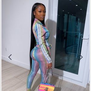 Shane Justin unicorn track suit